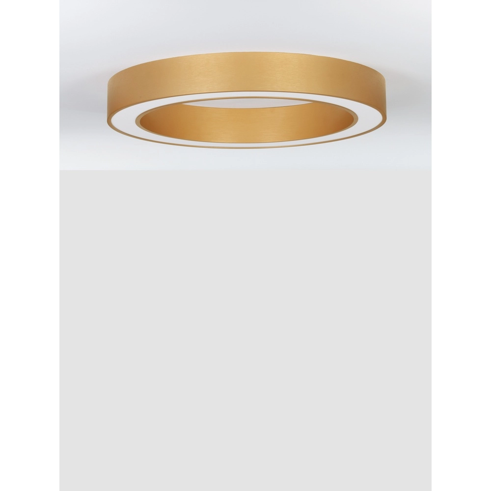Ceiling lamp Morbido gold Ø 60cm