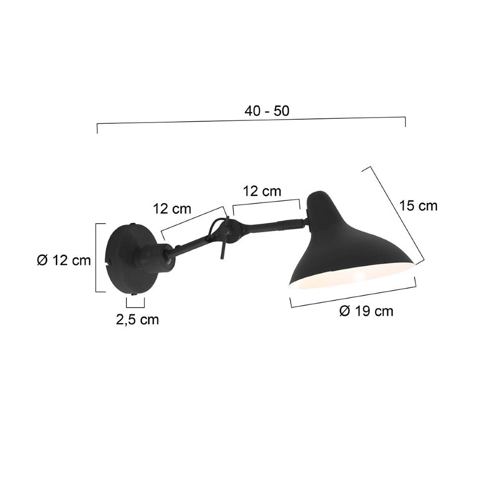 Wall reading lamp Kasket Steinhauer 8712746132793
