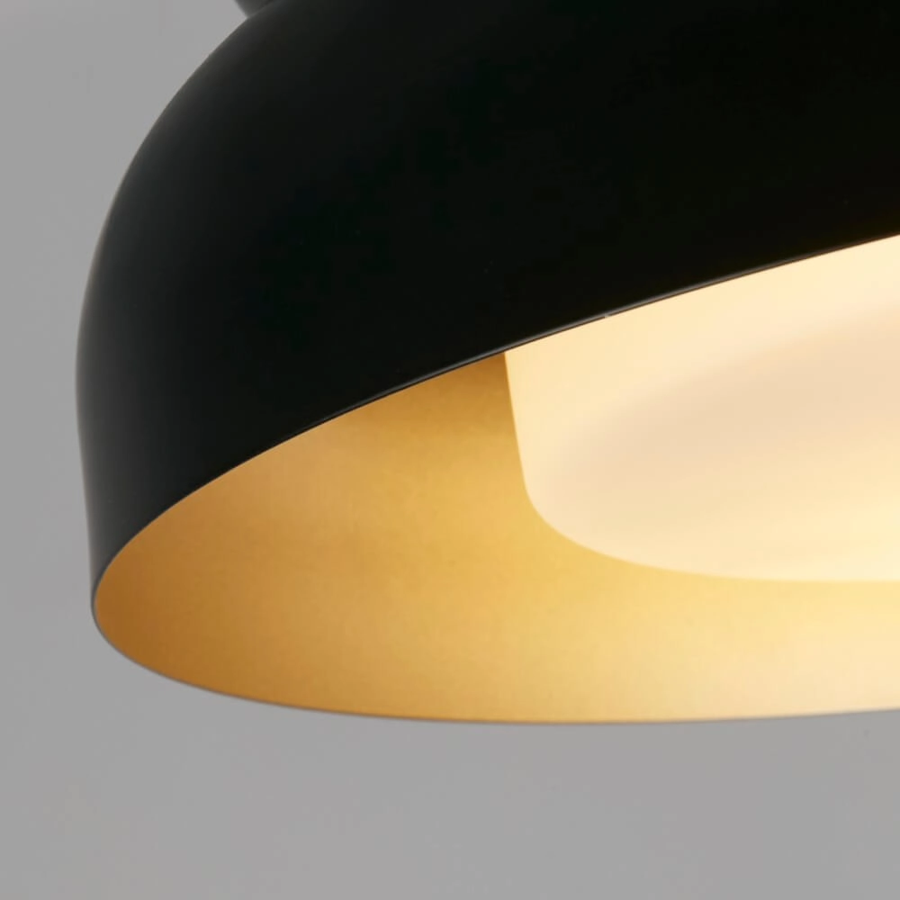 Ceiling lamp Kendal black Searchlight 5053423274355