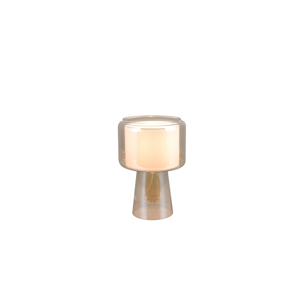 Design table lamp Rocka Amber glass Trio 4017807662719