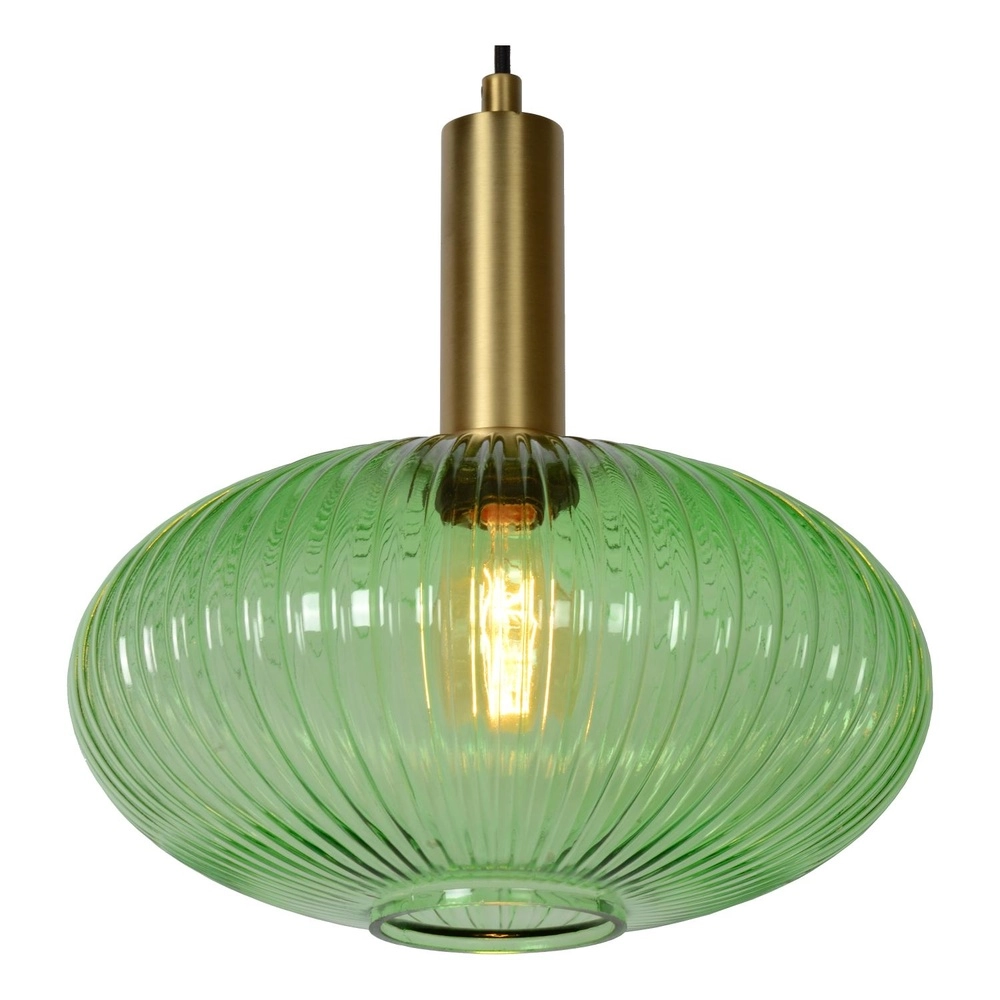 Pendant lamp Maloto Ø 30cm green Lucide 5411212451194