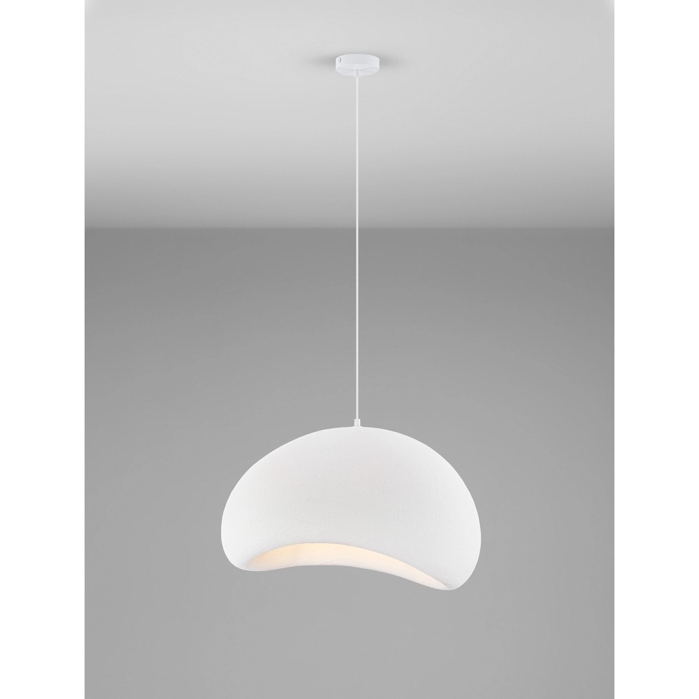 Natural pendant lamp Aere white 60cm Lyora 5212017460790