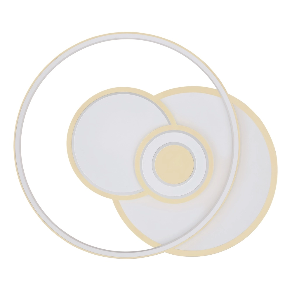 Design ceiling lamp Roderick white round 2700-6000K Globo 9007371445745