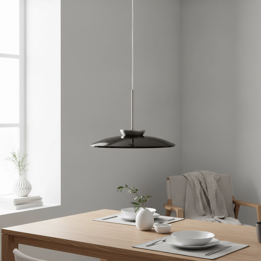 Pendant lamp Esti brown glass Ø 50cm