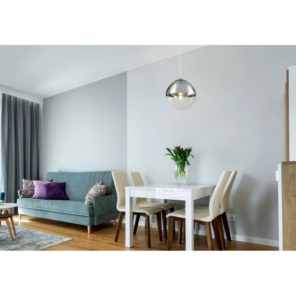 Pendant lamp Varus nickel Ø 30cm Globo 9007371377442