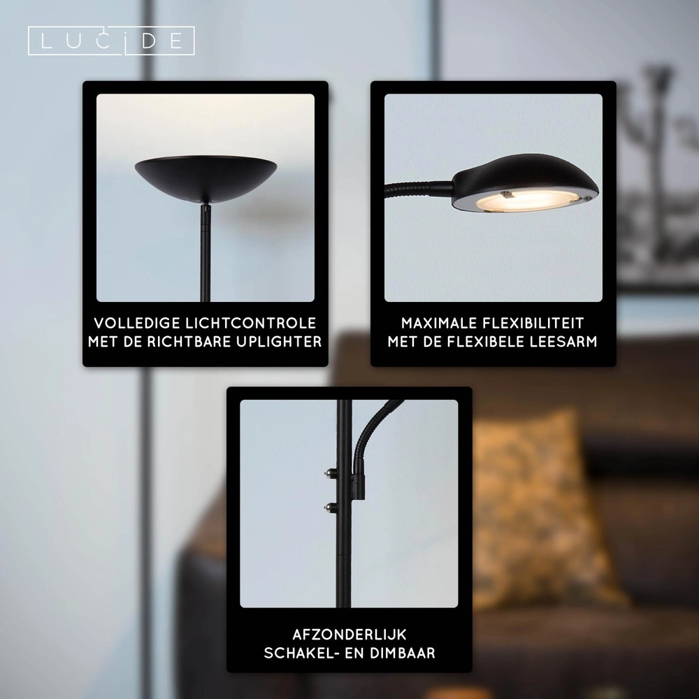 Reading lamp Zenith white Lucide 5411212193896