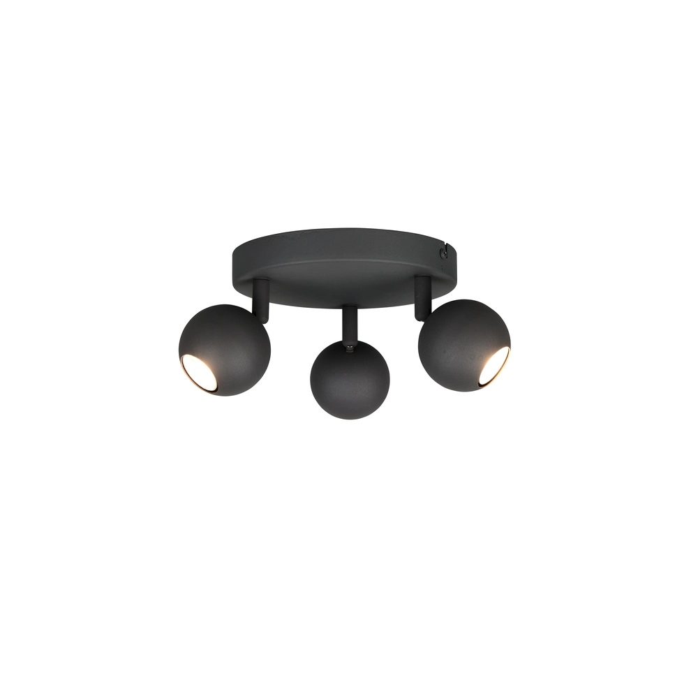 Surface-mounted spot Enaro 3-light anthracite