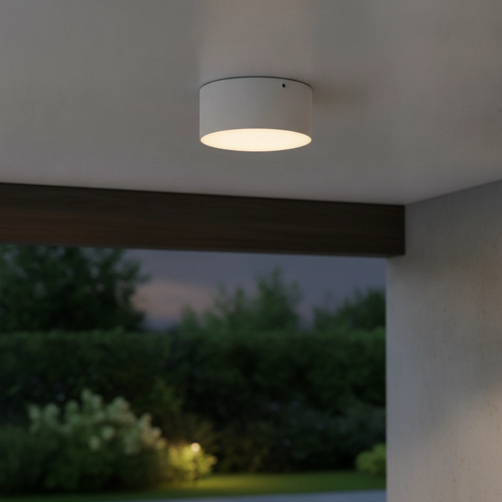 Round ceiling lamp Judi Ø 12cm white