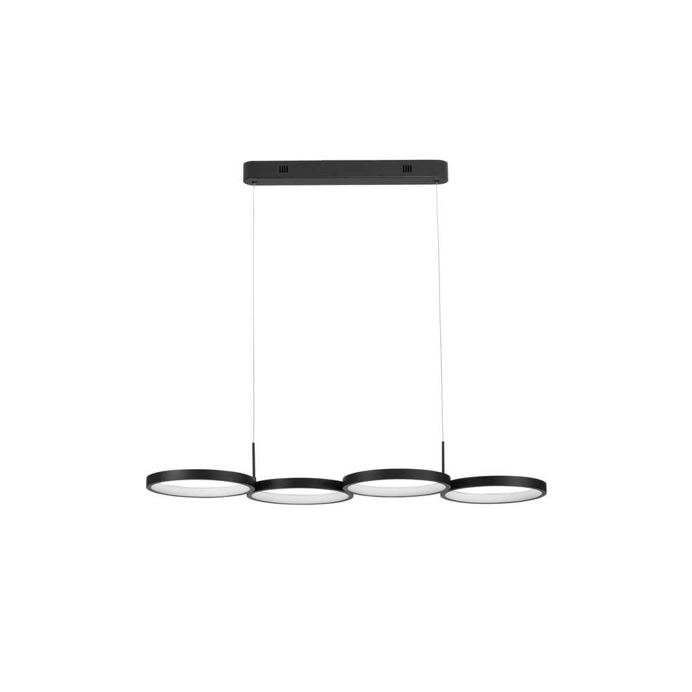 Modern pendant lamp Magnus black 84cm Lyora 5212017433183