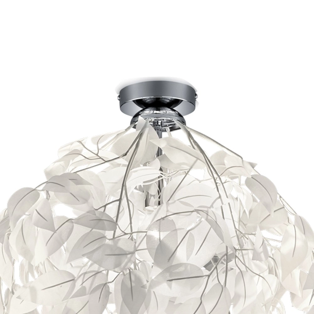 Ceiling light Leavy 38cm gray white Trio 4017807303599