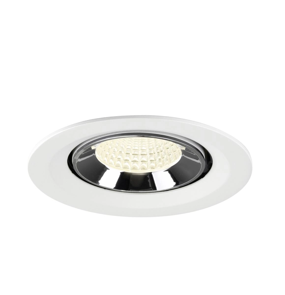 Recessed spotlight Numinos Gimble M white/chrome 4000K - 55deg SLV 4024163311601