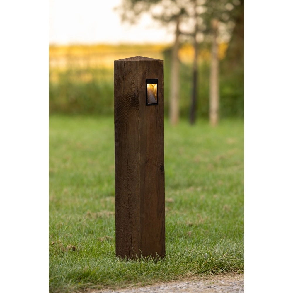 Wooden pad lamp Torre 100 Oak - 10x10x90cm - 2700K