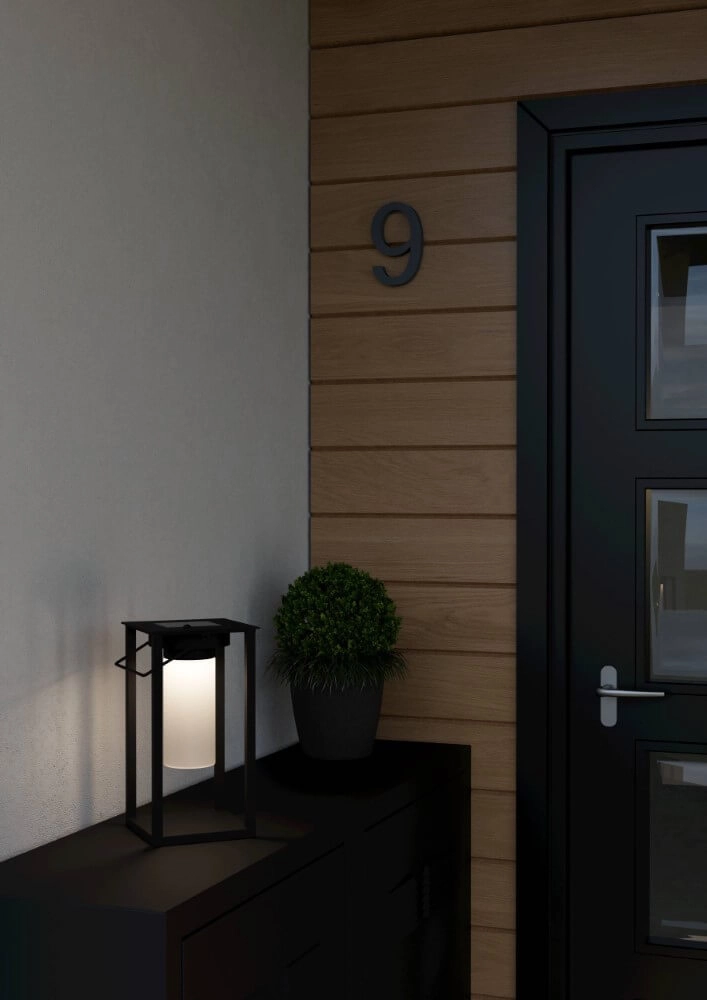 Black table lamp Usigni Solar Eglo 9008606297931