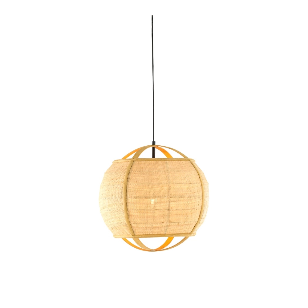 Country Pendant Lamp Bozona light brown Ø 41cm Light & Living 8717807843946