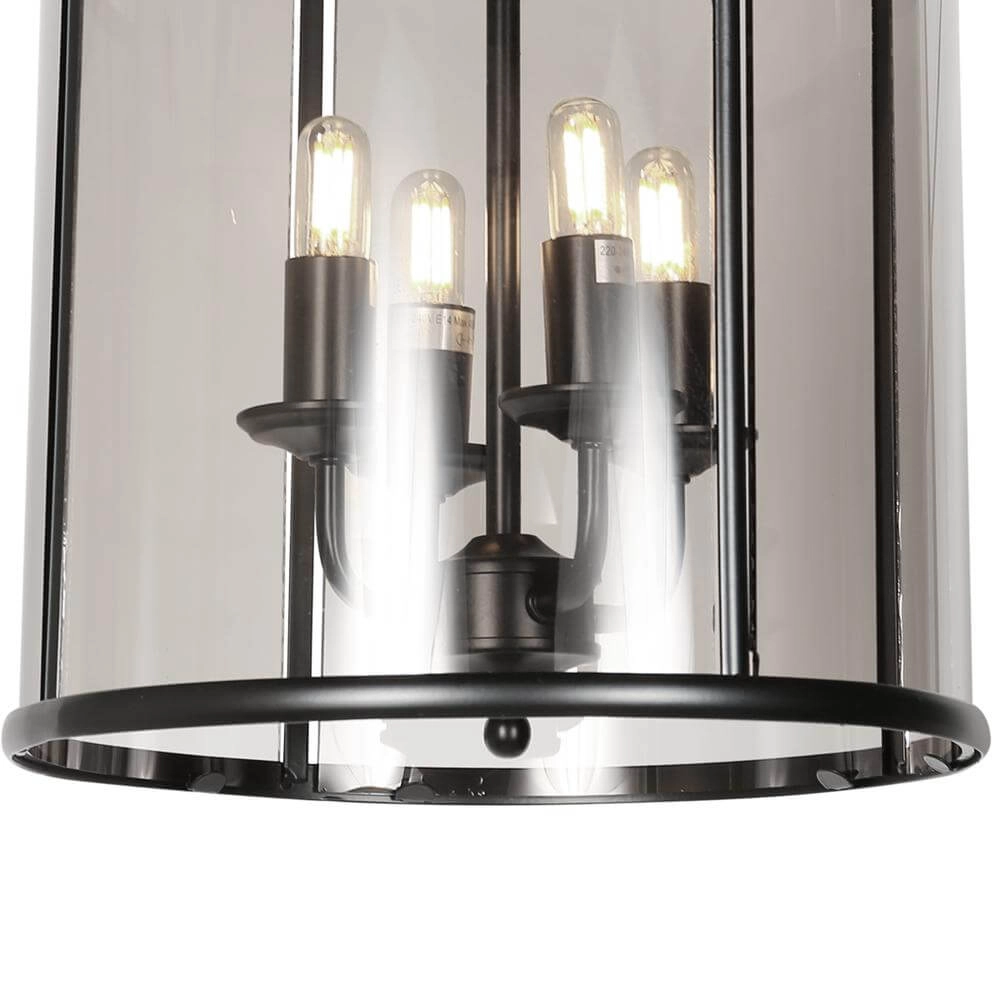Classic pendant lamp Pimpernel black 4-lights Steinhauer 8712746174205