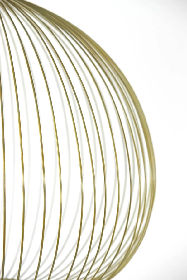 Golden pendant lamp Rilana Ø 45cm Light & Living 8717807649777