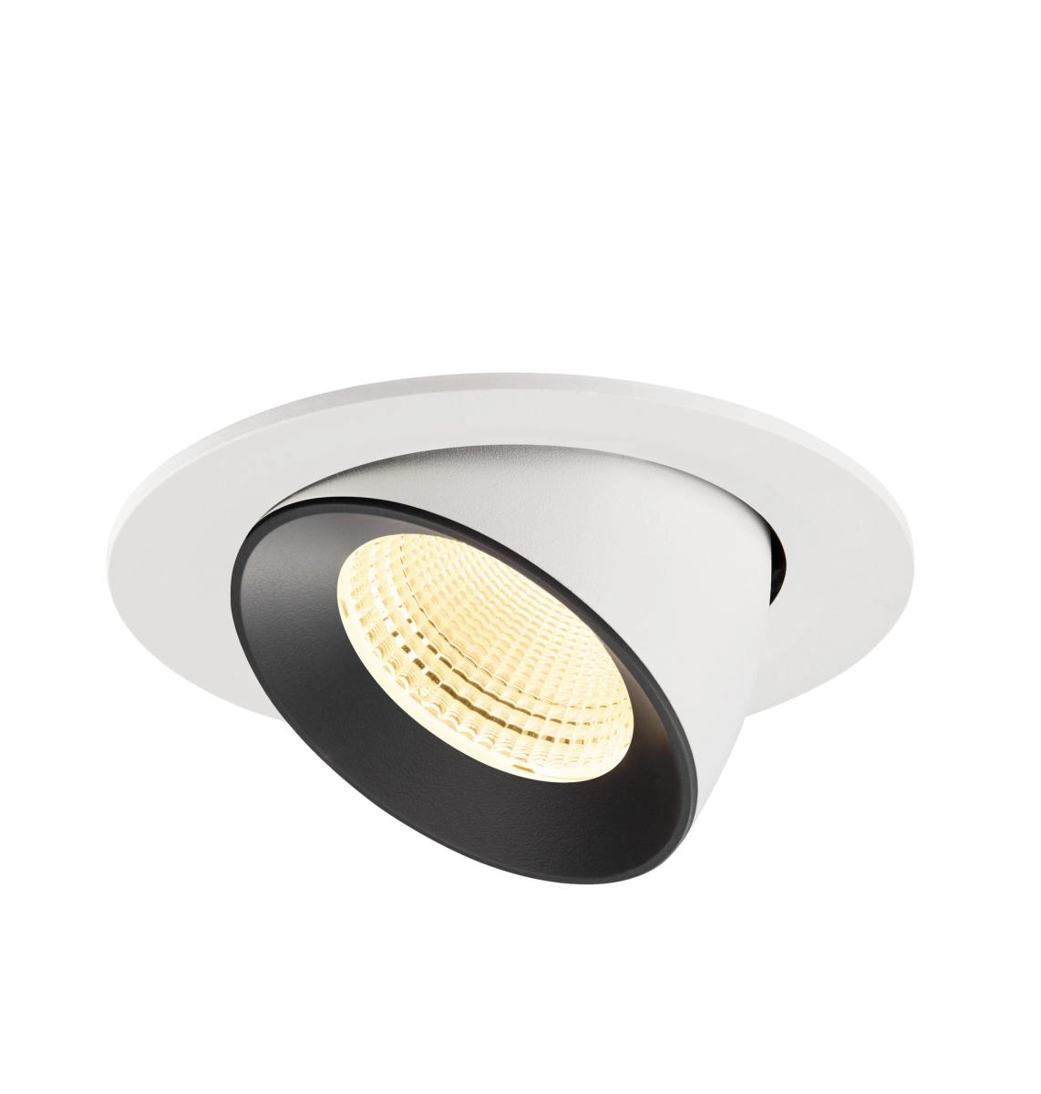 Recessed spotlight Numinos Gimble L white/black 3000K - 55deg SLV 4024163310185