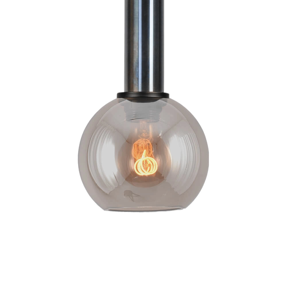 Hanging lamp Ø 15cm Bella 2 Dappled oil with gold glass Masterlight 8718121334158