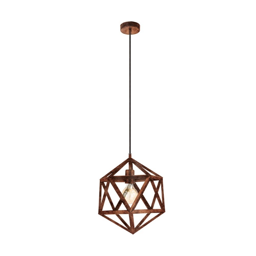 Pendant lamp Embleton 30,5cm antique copper Eglo 9002759497972