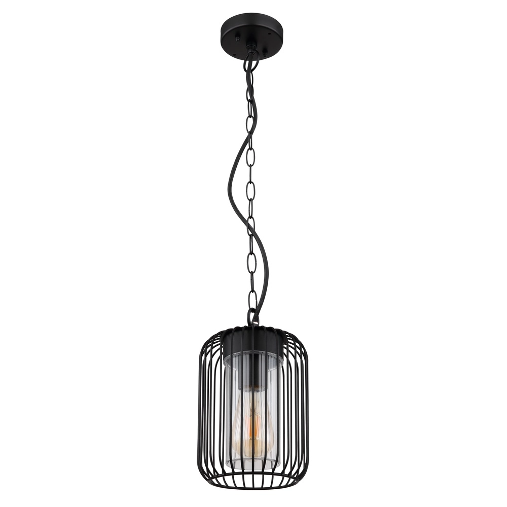 Pendant lamp Nina black for outdoors Globo 9007371435340