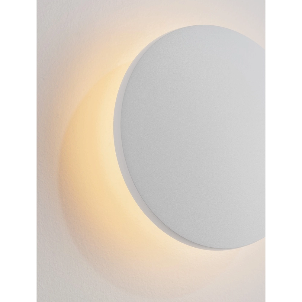 Round wall lamp Copper white Ø 13.5cm Lyora 5212017447319