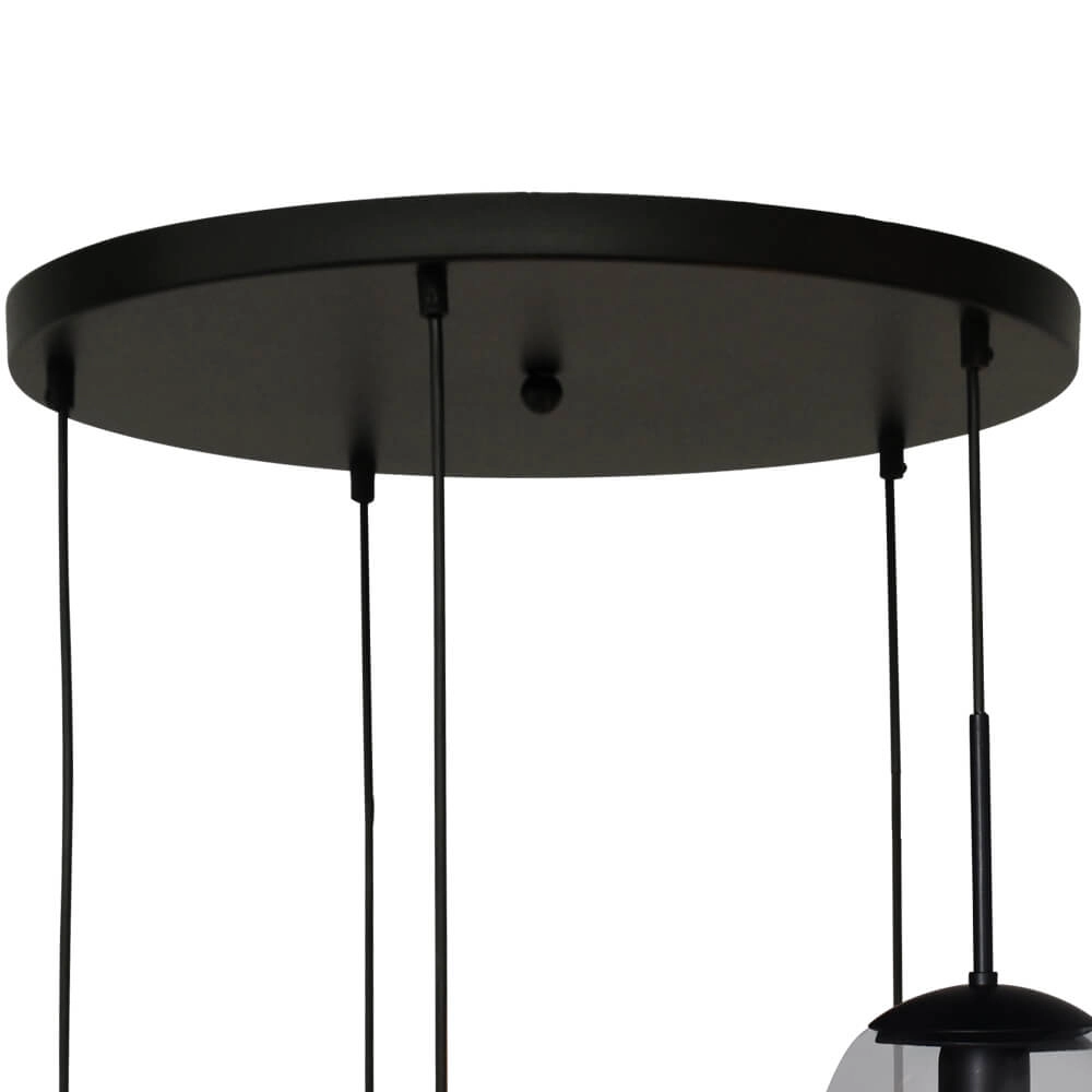 Vide hanging lamp Lava 5x clear glass Masterlight 8718121286525