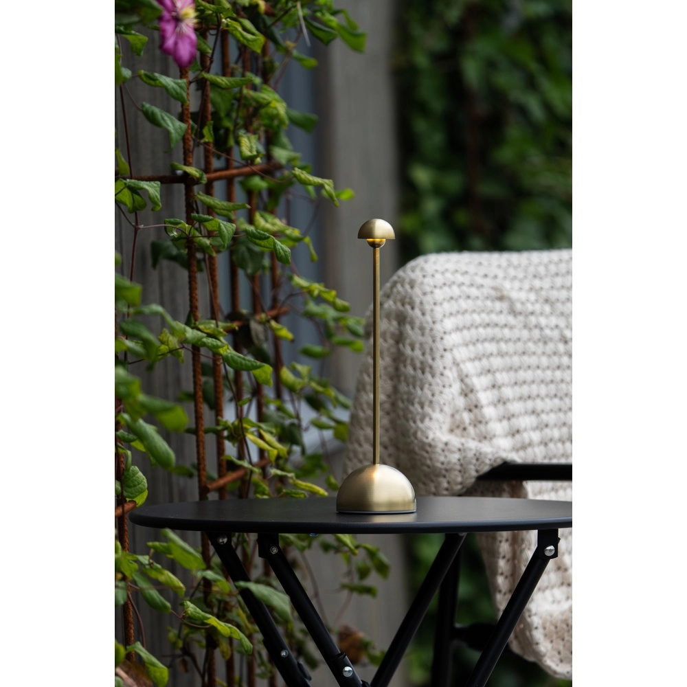 Golden table lamp Bandol Rechargeable KonstSmide 7318300030409