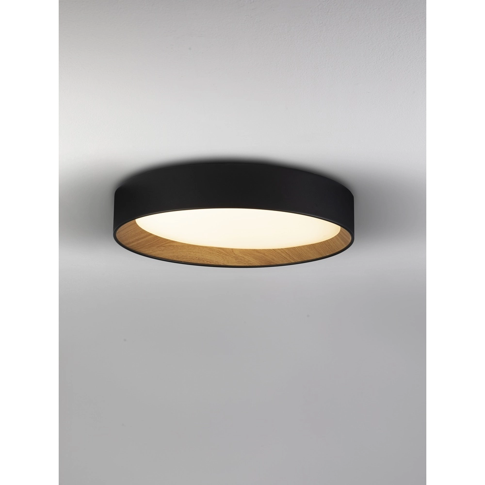 Ceiling lamp Stake black Ø 45cm