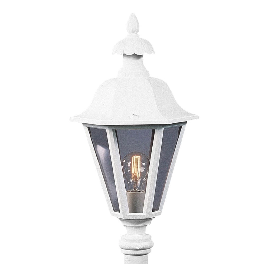 Lantern lamp Pallas 41cm matt white