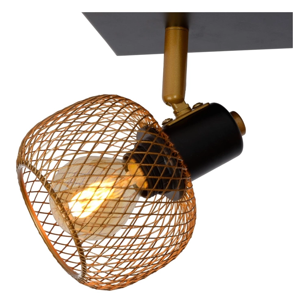 Ceiling light Maren 2-light gold Lucide 5411212771087
