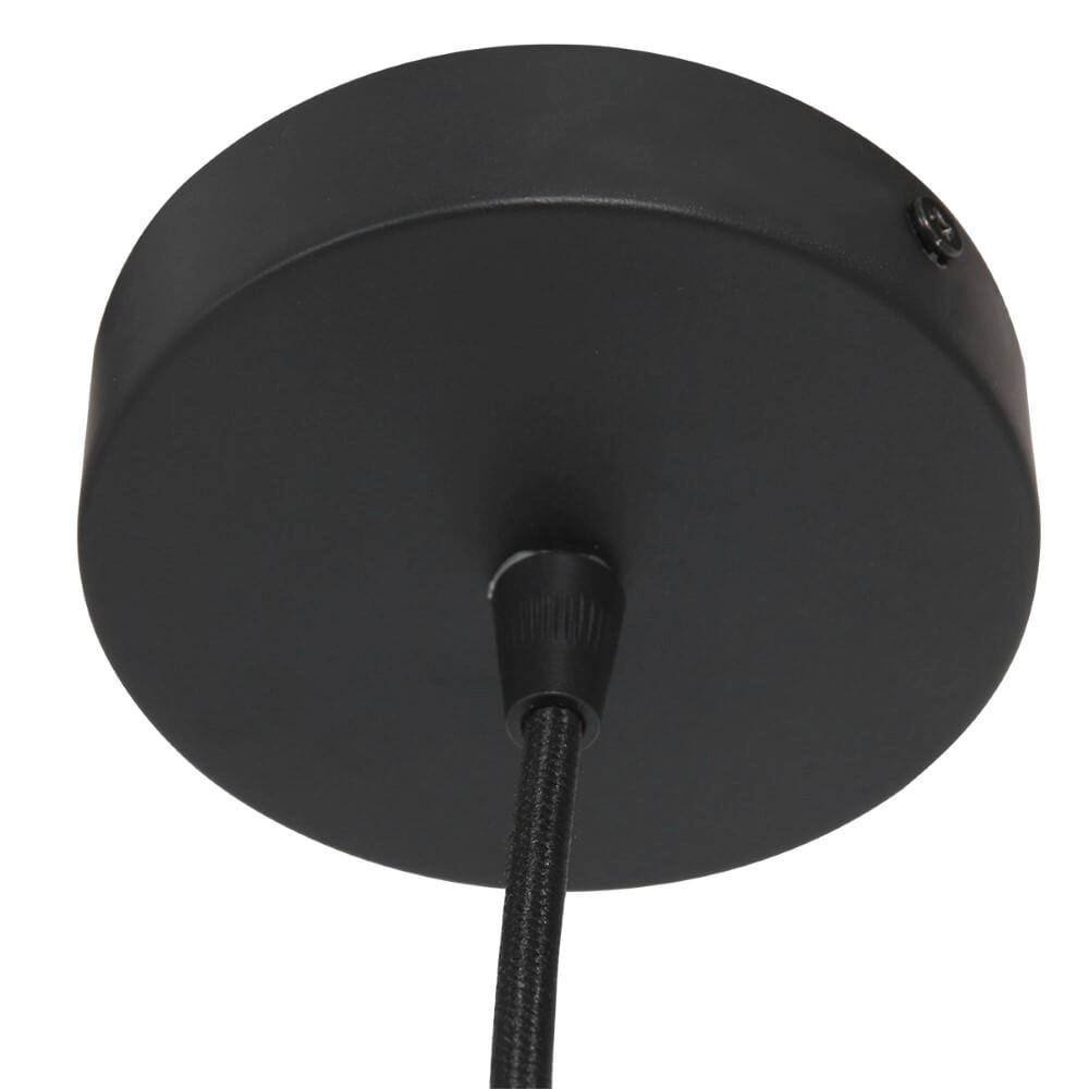 Hanging lamp Sparkled black with blue velvet Steinhauer 8712746147360