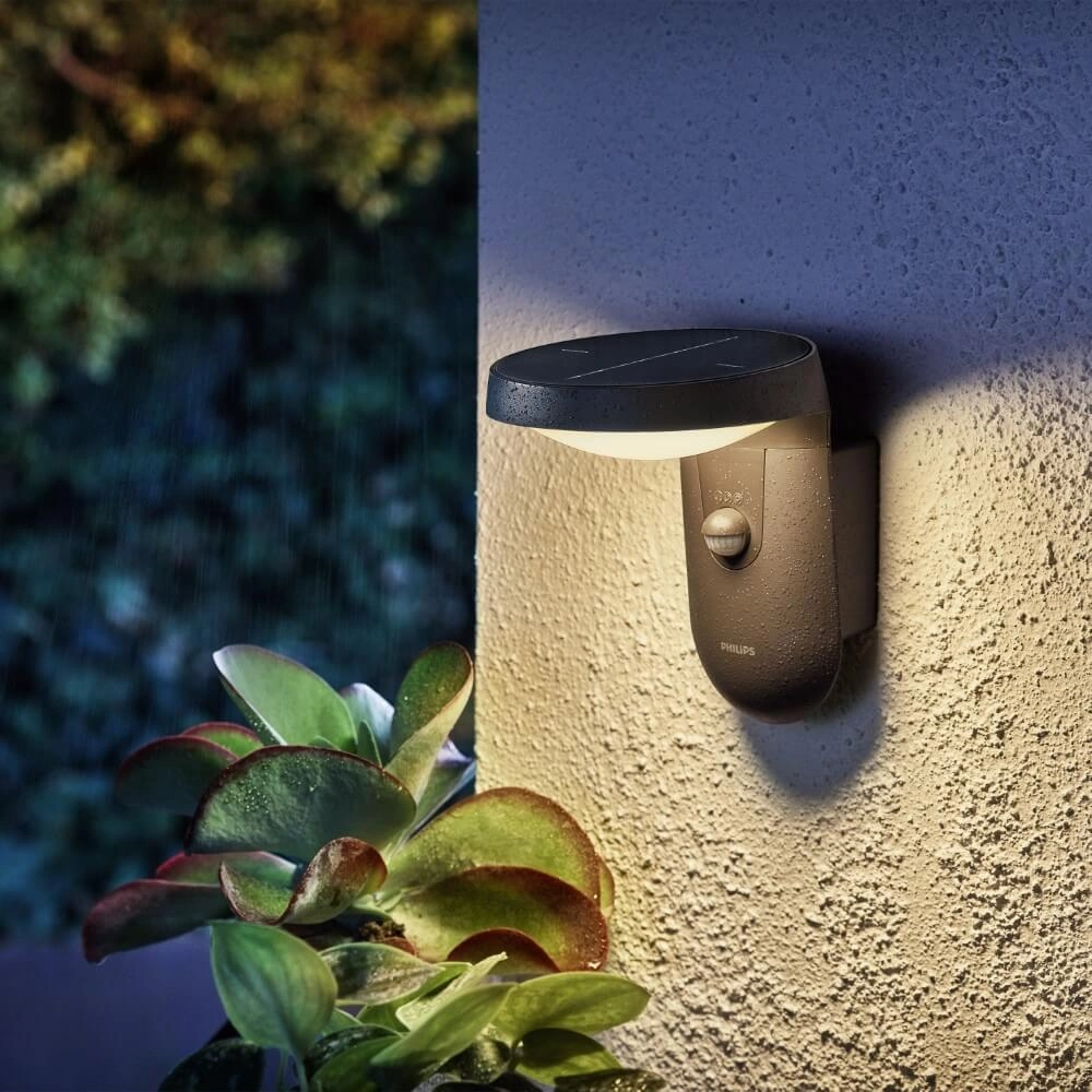 Wall lamp Rosemarie Solar anthracite Philips 8719514476912