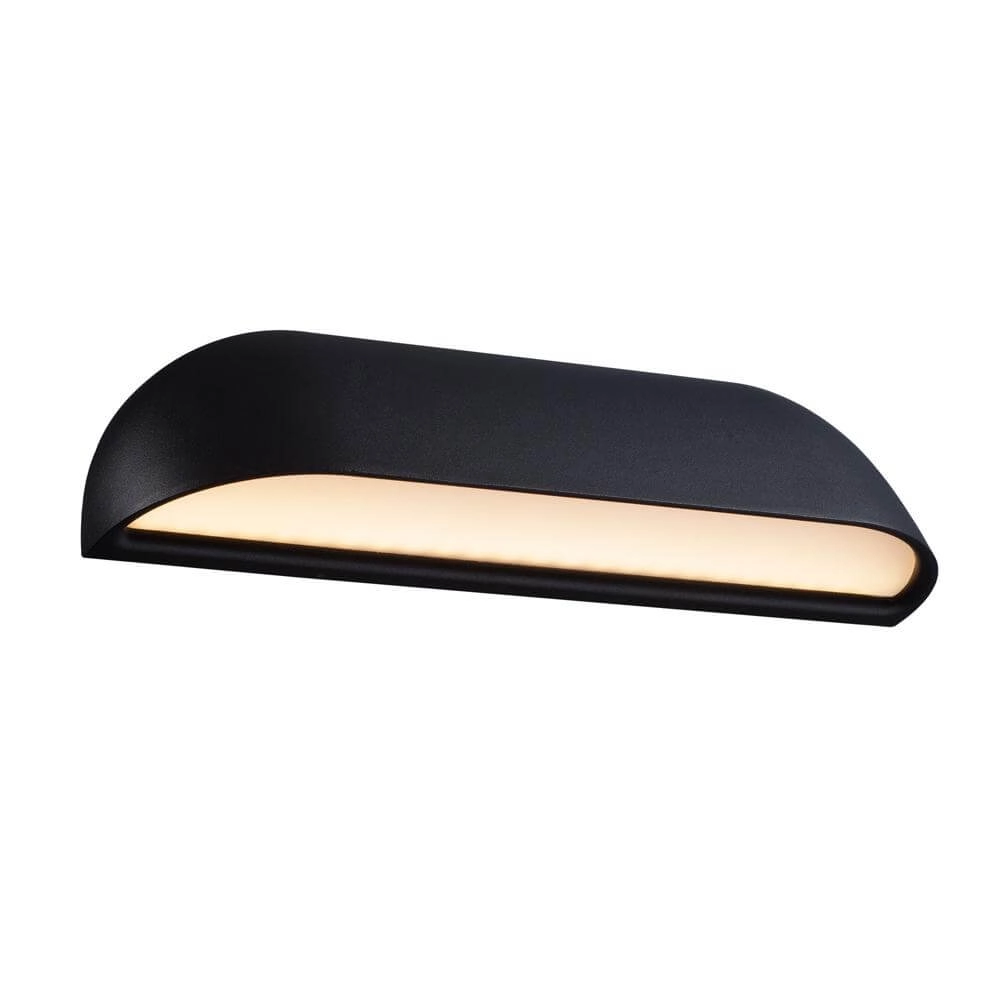 Unique wall lamp Front black