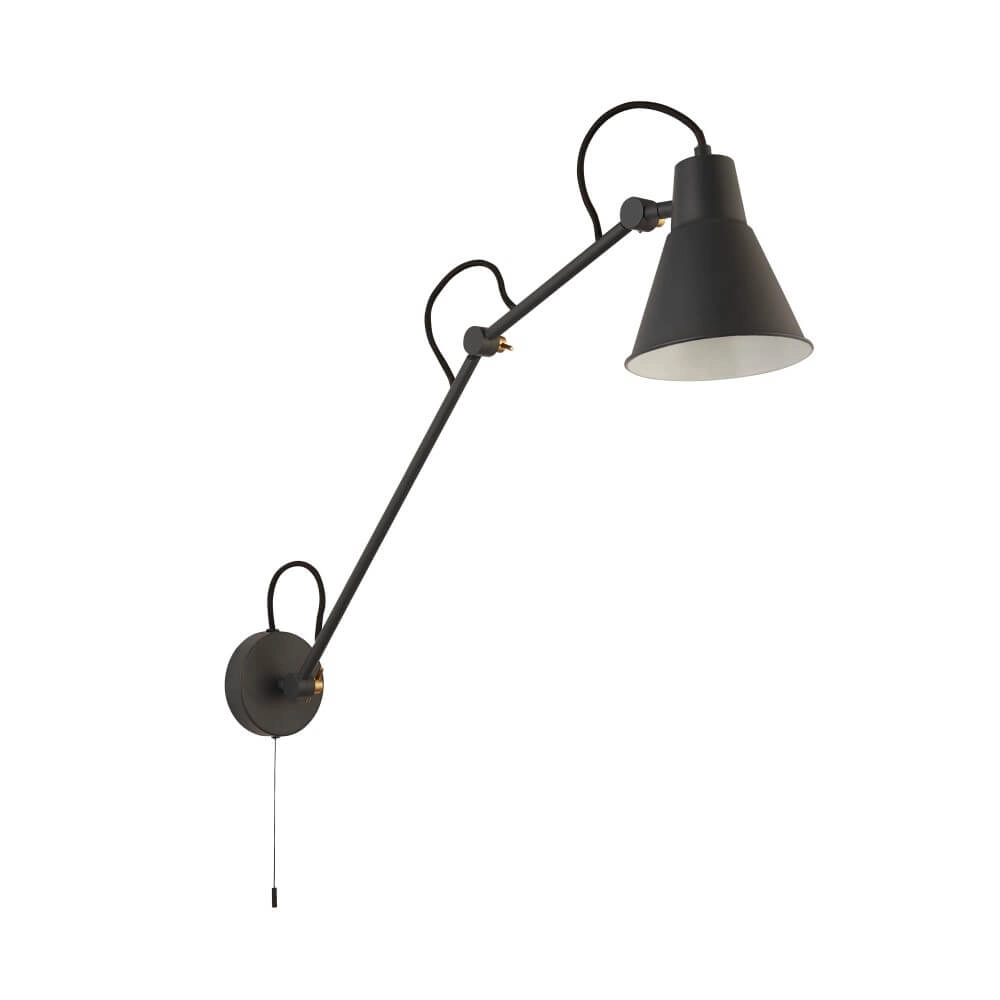 Fold-out wall lamp Swing Arm anthracite