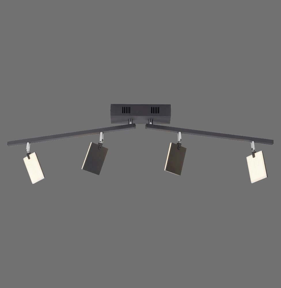Ceiling lamp Pure Mira 4-light black Paul Neuhaus 4012248359457