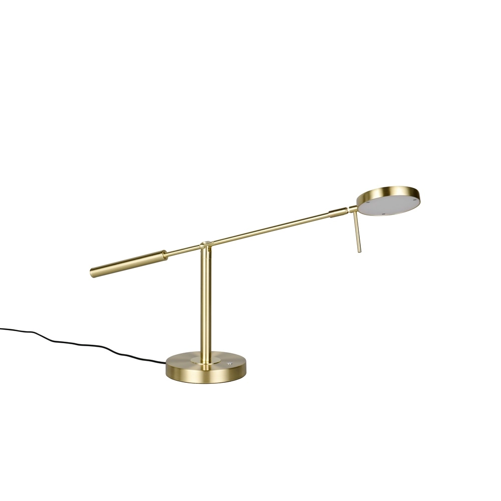 Desk lamp Monza brass Trio 4017807693294