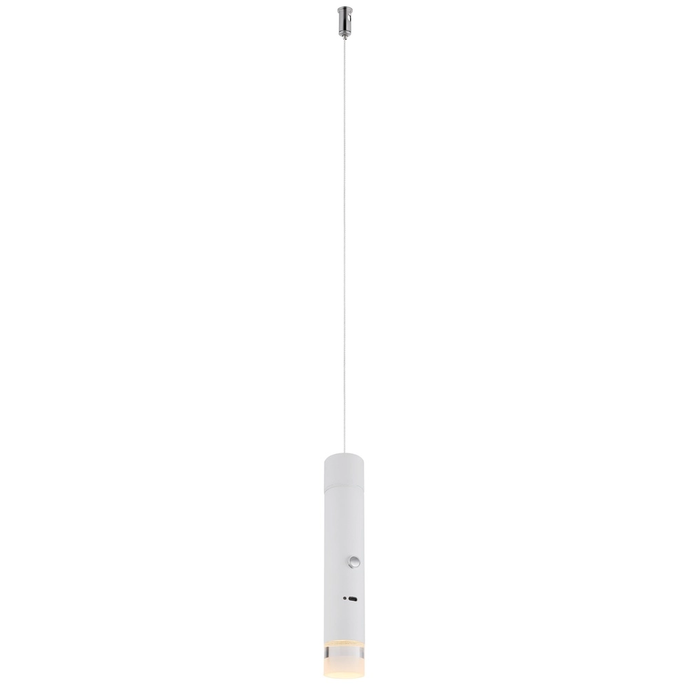Sleek pendant lamp Pelo white Globo 9007371566358
