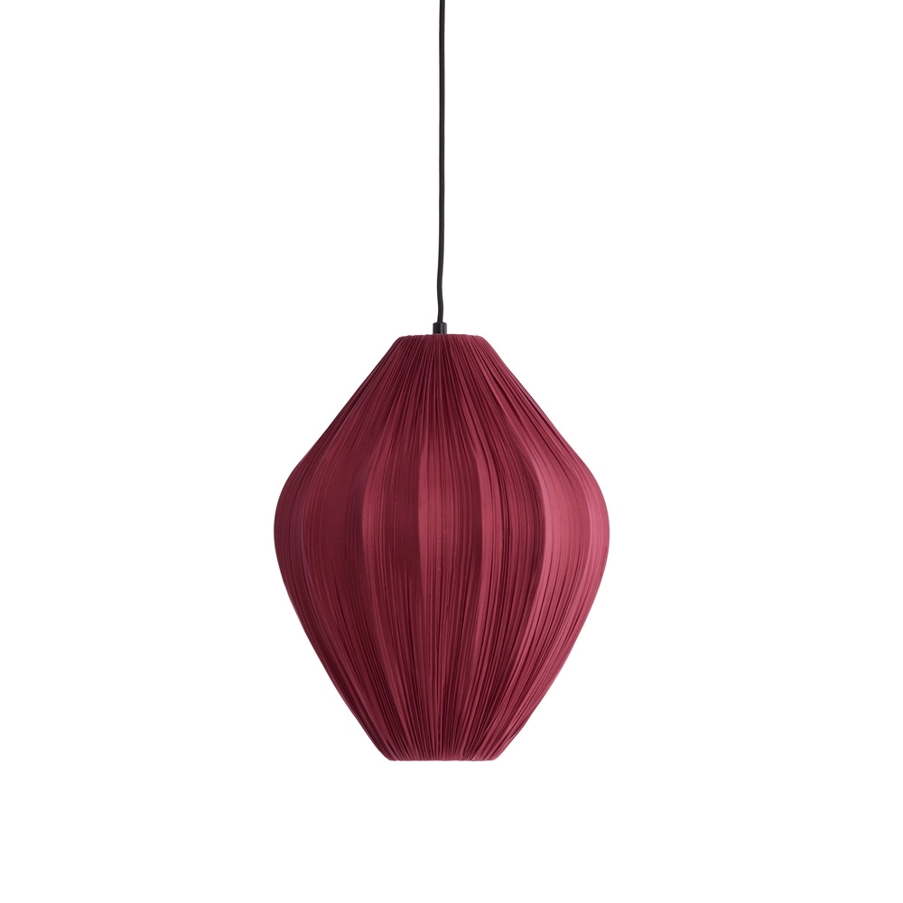 Pendant lamp Verita Ø 36cm - burgundy shade