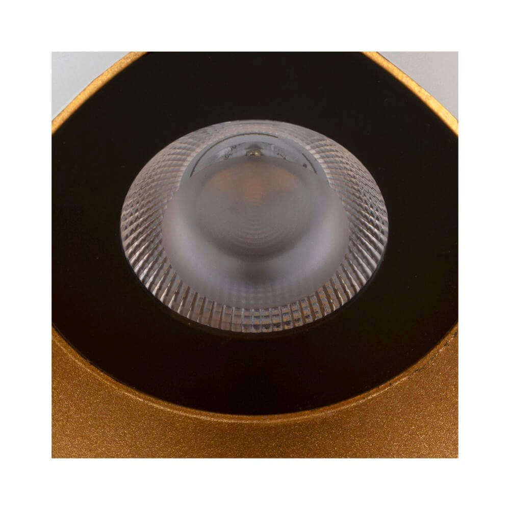 Large led up & downlighter Modela white with gold SLV 4024163289160