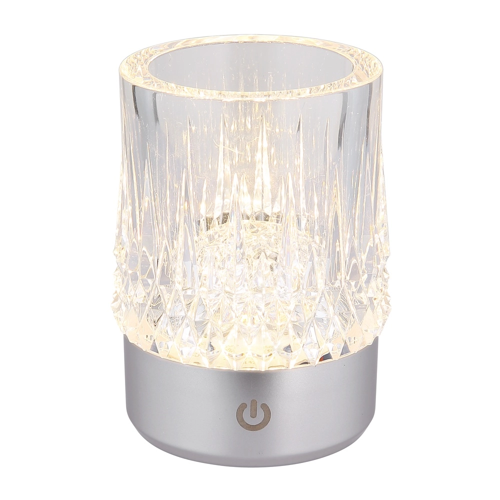 Table lamp Lizzy silver grey Globo 9007371572311