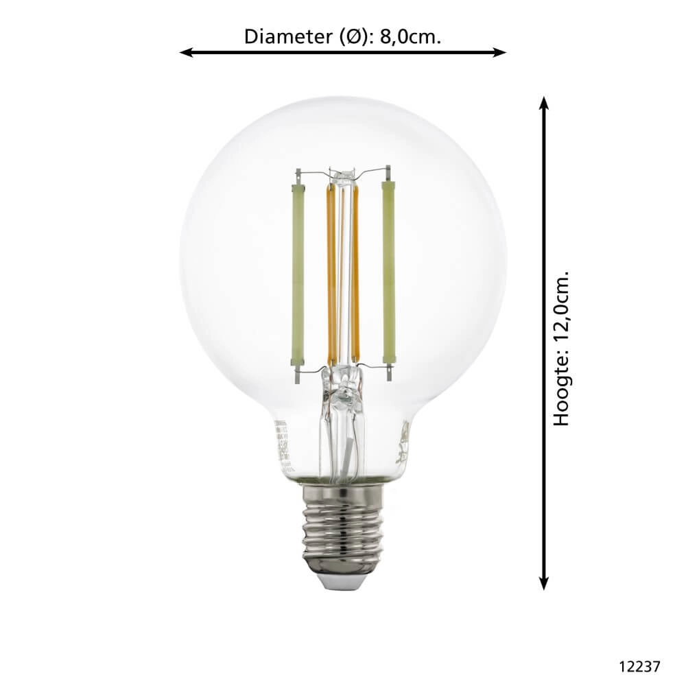 LED lamp bulb Zigbee - E27 - 6 watt - 2200-6500K - G80 Eglo 9002759122379