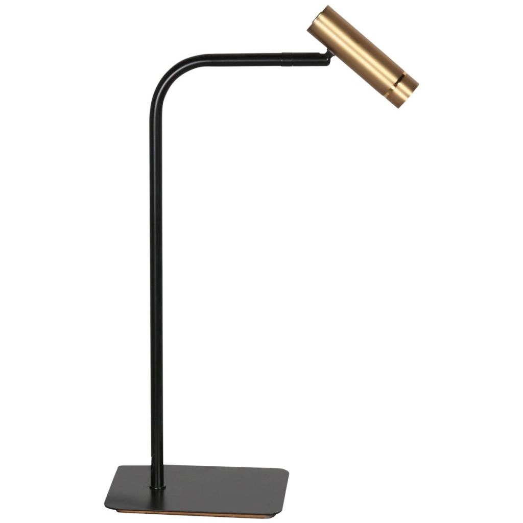 Table lamp Lumo black with gold Steinhauer 8712746184600