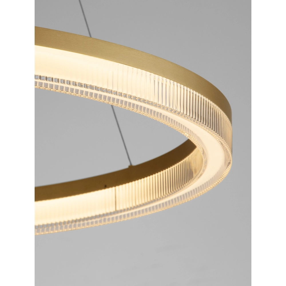 Golden pendant lamp Luana 1-light Lyora 5212017479693