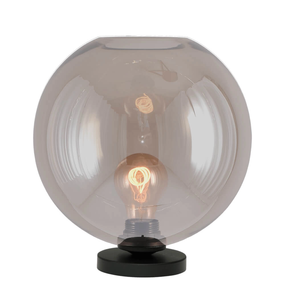 Table lamp Bella 2 with Ø 25cm gold glass