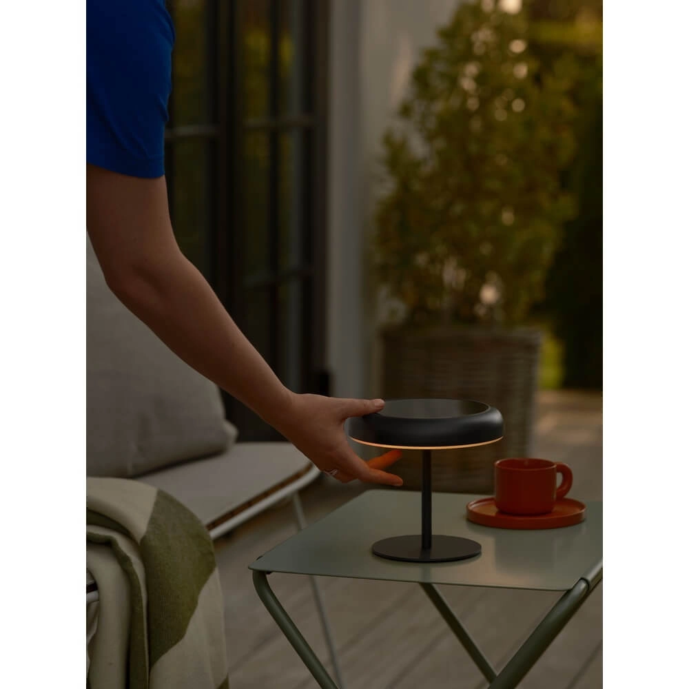 Solar table lamp Elmer Black rechargeable Nordlux 5704924023507