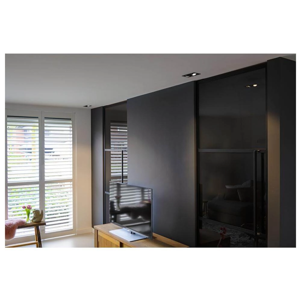 Black recessed spotlight New Tria 155 rectangular SLV 4024163297097