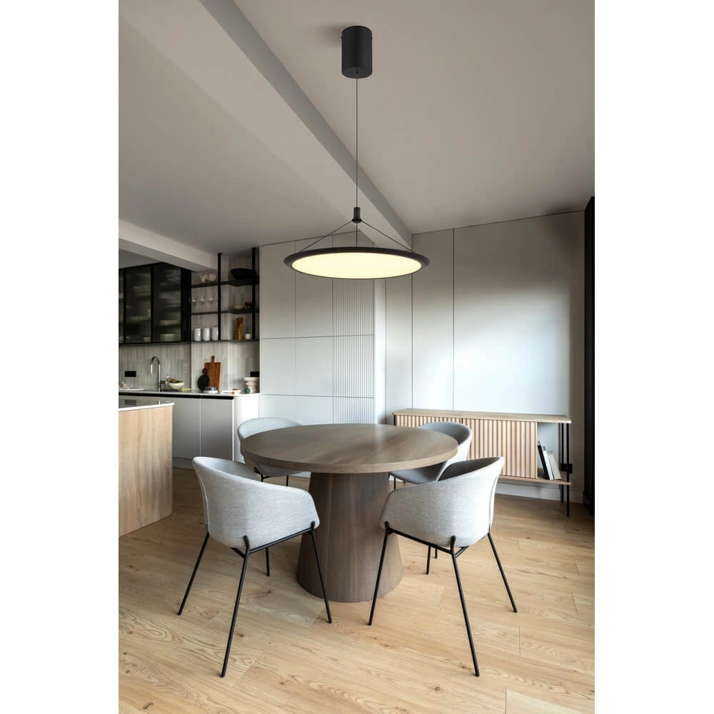 Black pendant lamp Suna Ø 50.8cm Globo 9007371456383
