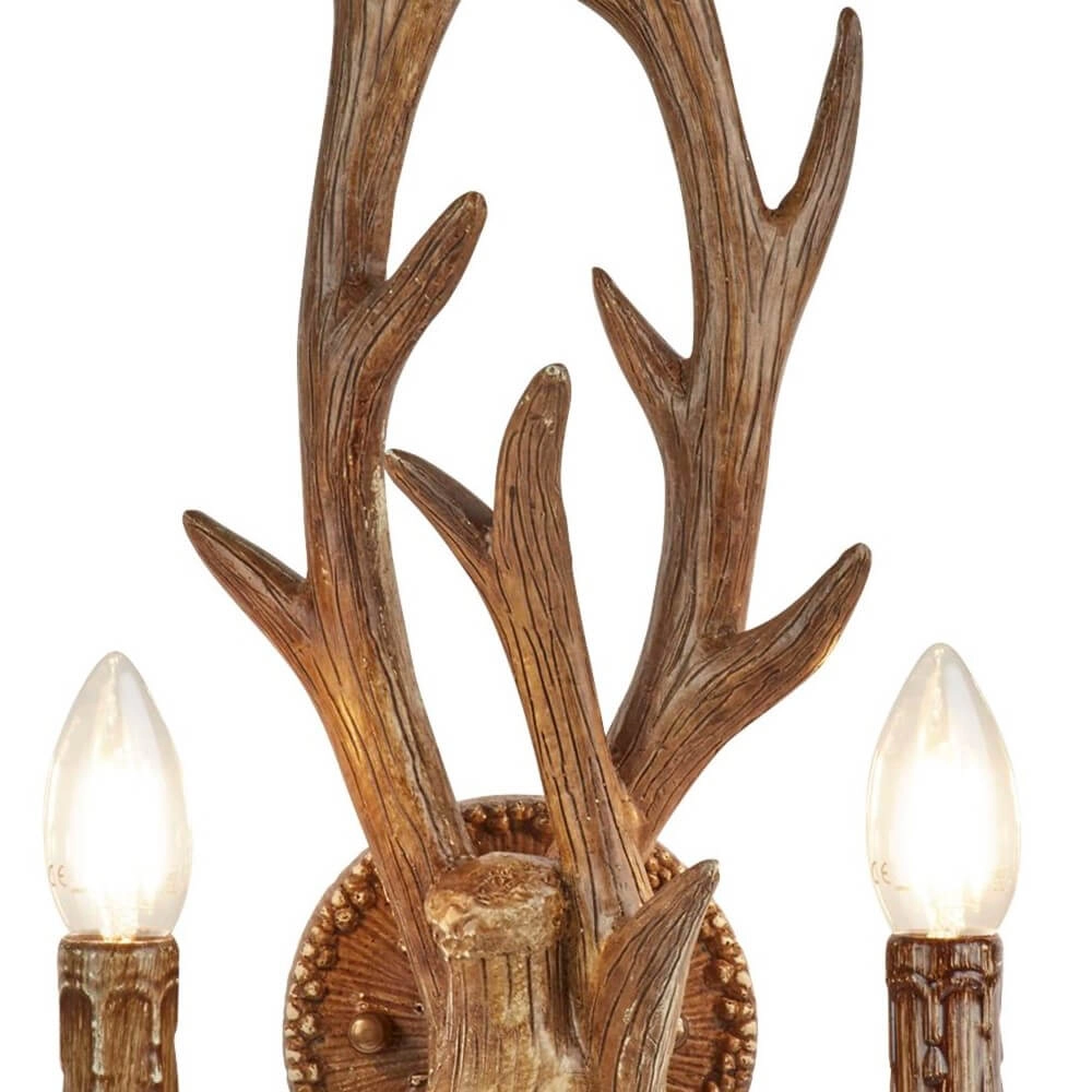 Wooden wall lamp Stag Searchlight 5053423098098