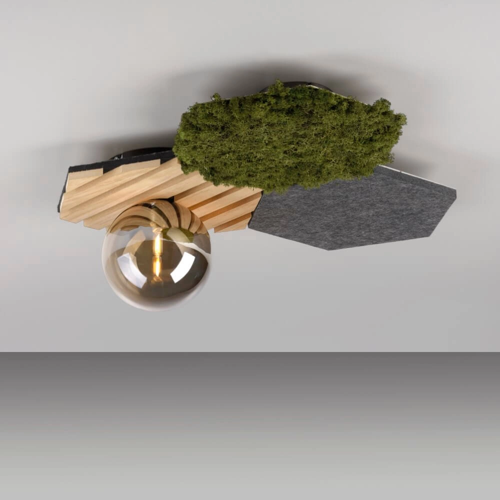 Ceiling lamp Green Hex nature Just Light 4043689004255