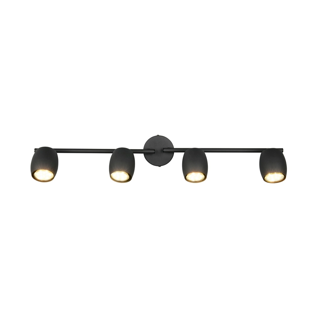 Ceiling lamp Nancy 4-light black Trio 4017807657005